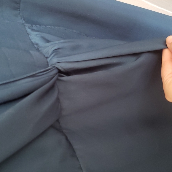 Dex 3X Teal faux wrap dress - Picture 6 of 8